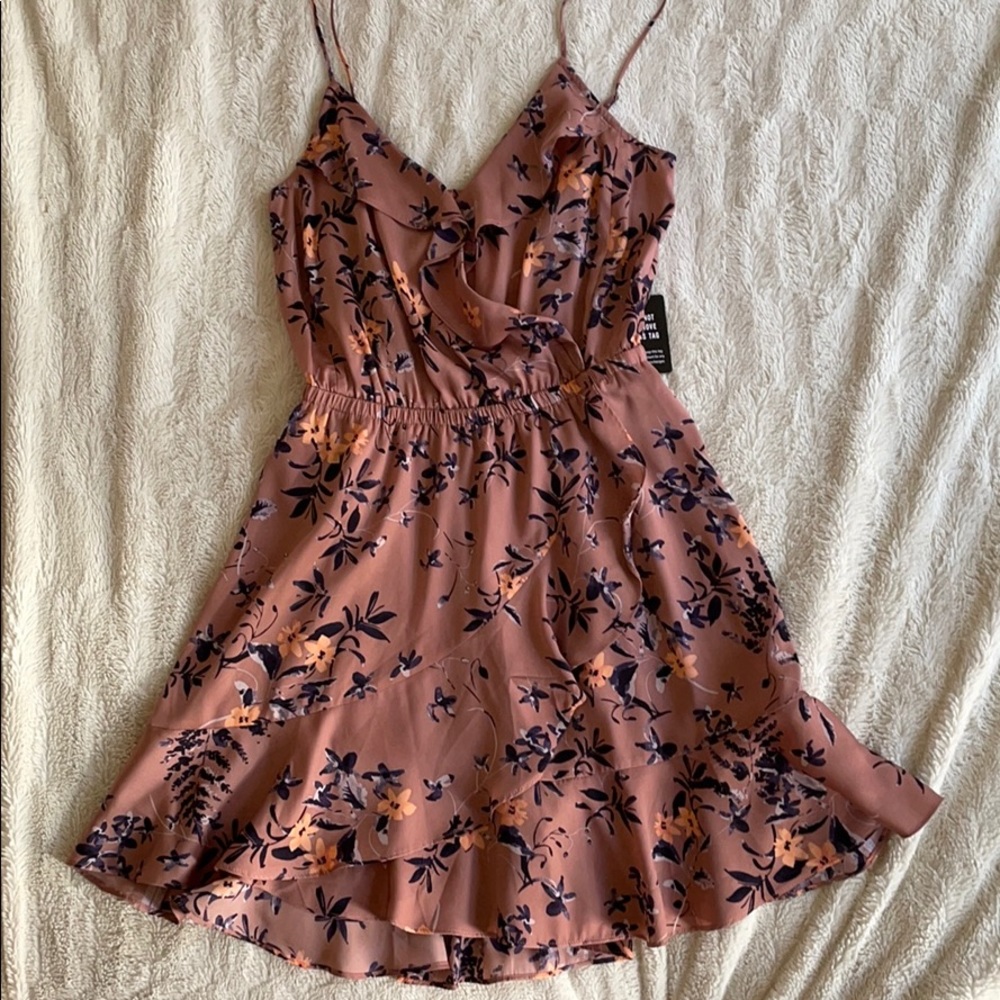 Small mauve Express mini dress NWT